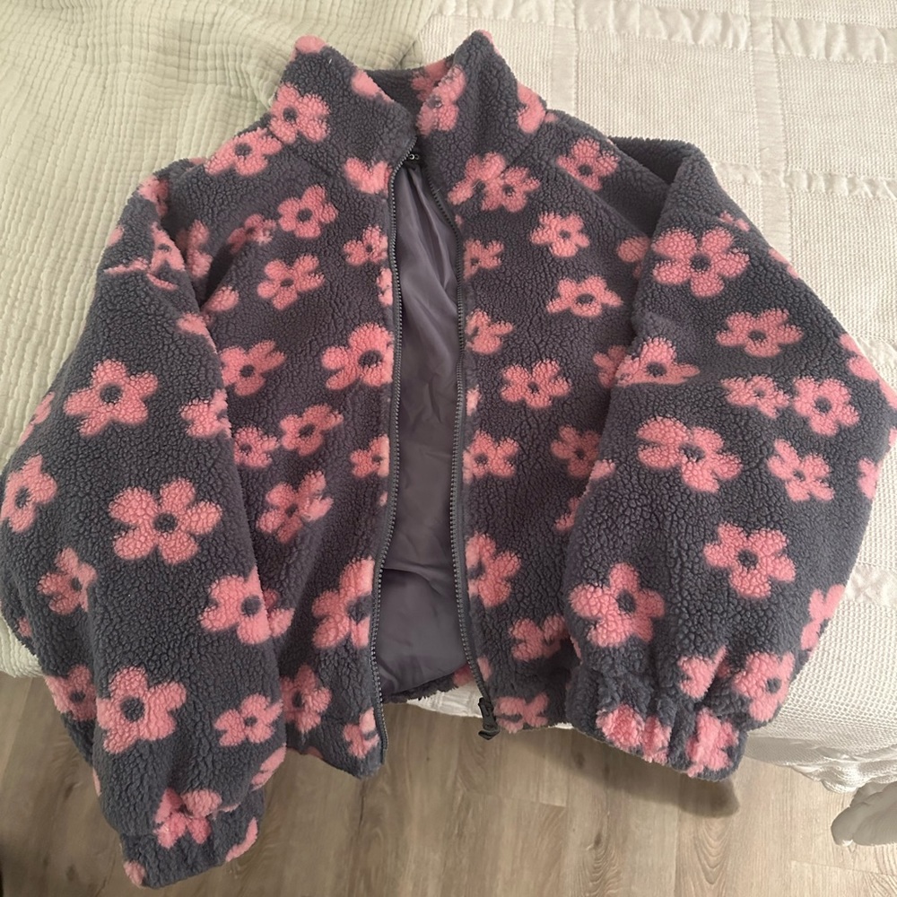 Flower Power ๐ผ๐ธ Zip Up Jacket - Picture 4 of 4